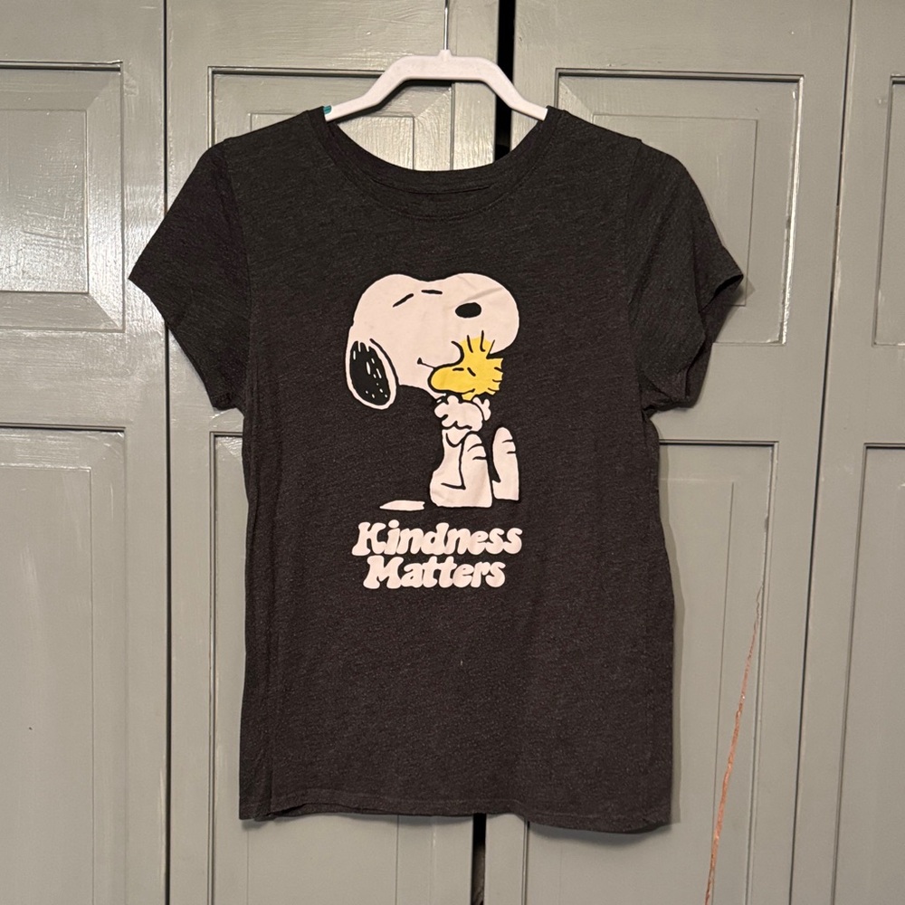 Peanuts Black 'Kindness Matters' T-Shirt